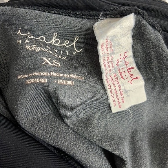 Isabel Maternity Leggings Charcoal Gray XSMALL - Picture 4 of 5